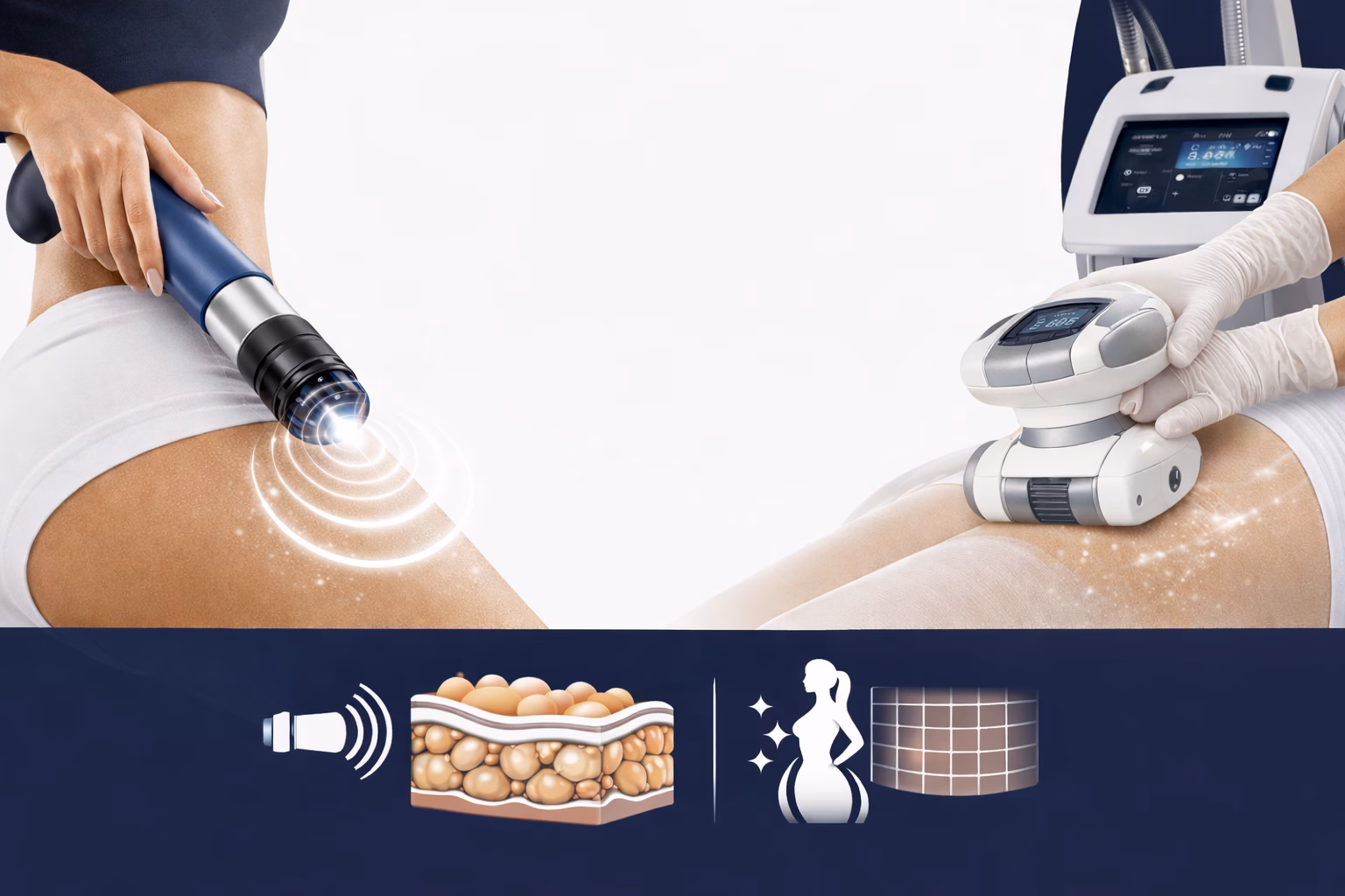 Fala uderzeniowa + Endermologia LPG – skuteczna terapia modelowania sylwetki i redukcji cellulitu